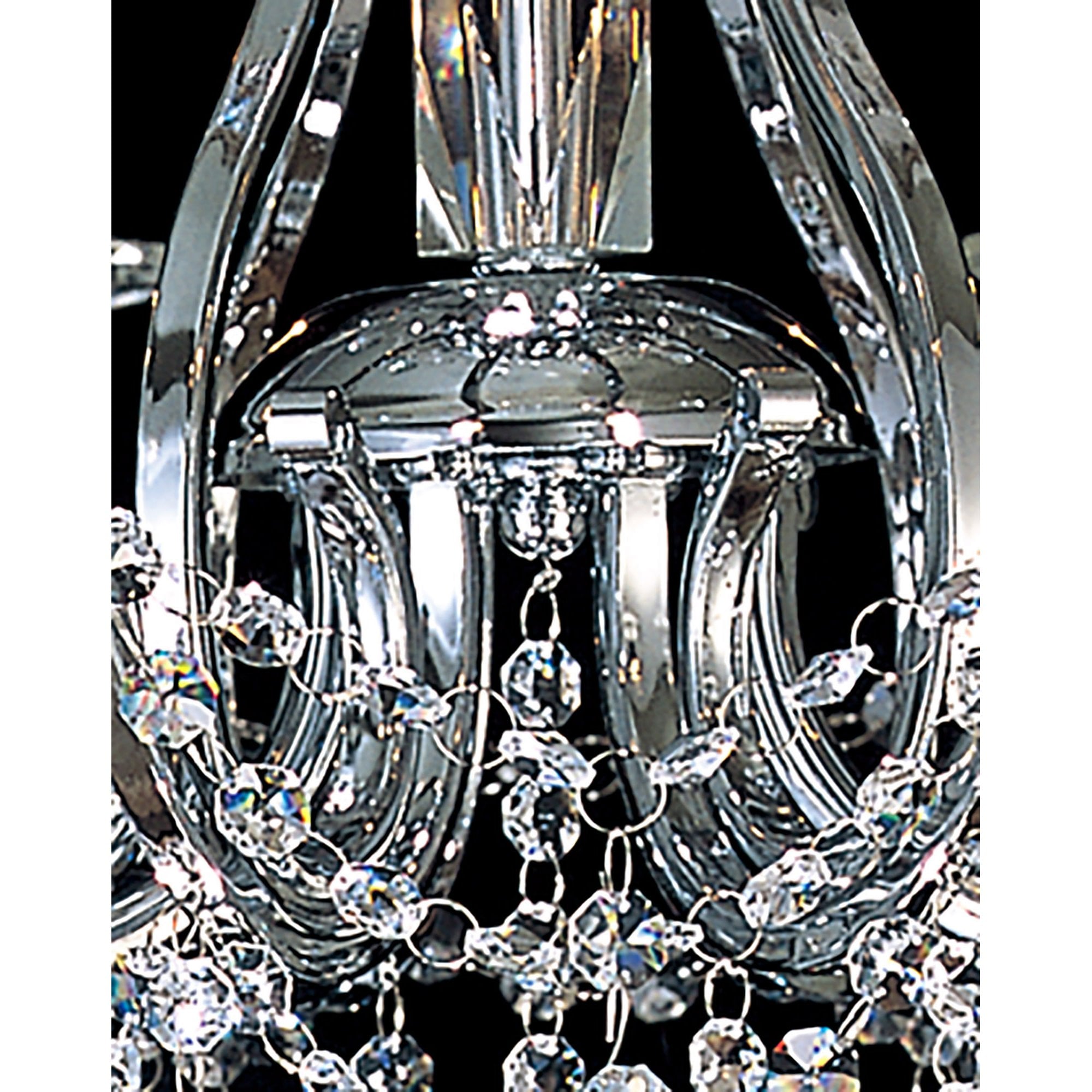 Diyas IL30118 Bianco Ceiling 8 Light Polished Chrome/Crystal