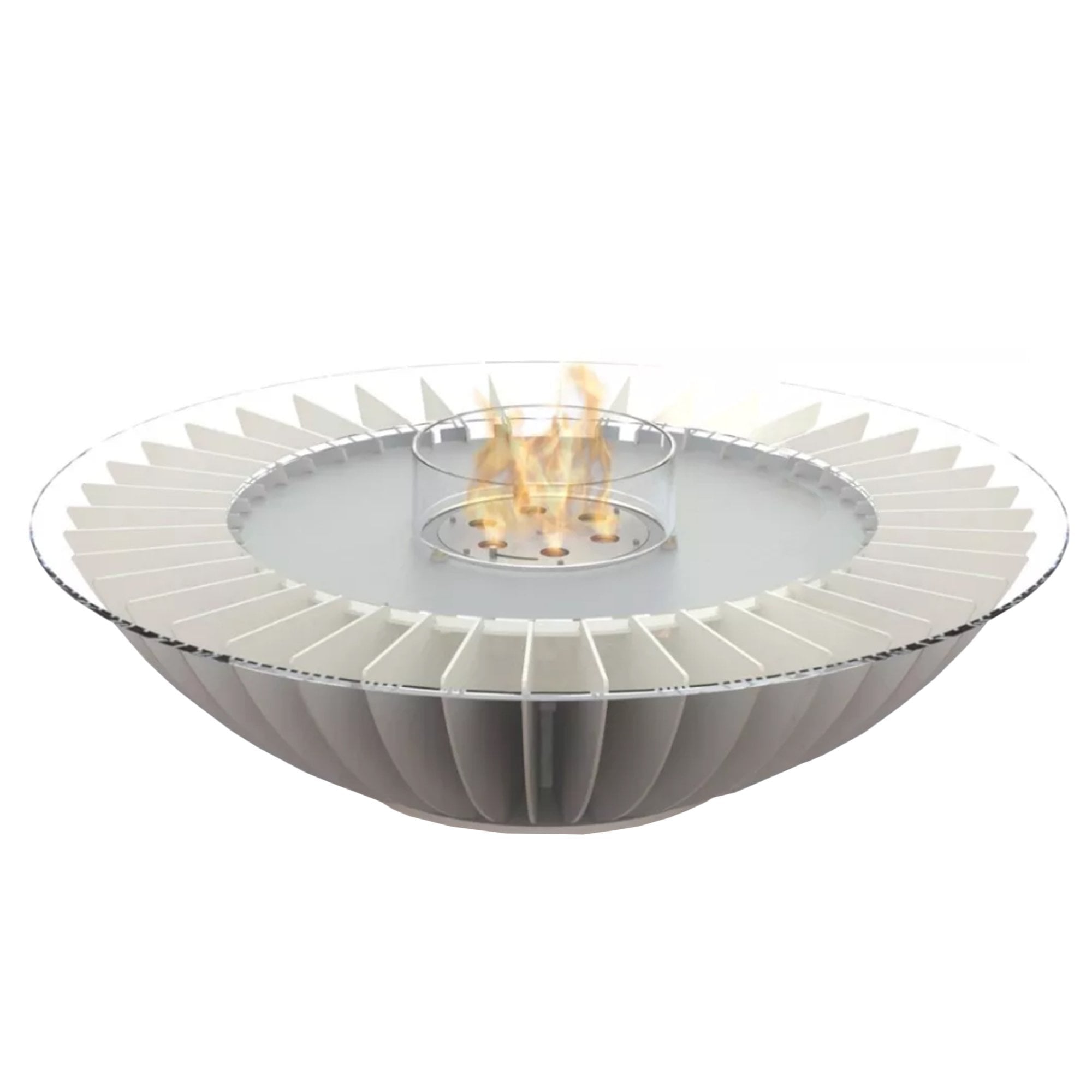 Glammfire Cosmo 13 - Bioethanol Premium Fire - White