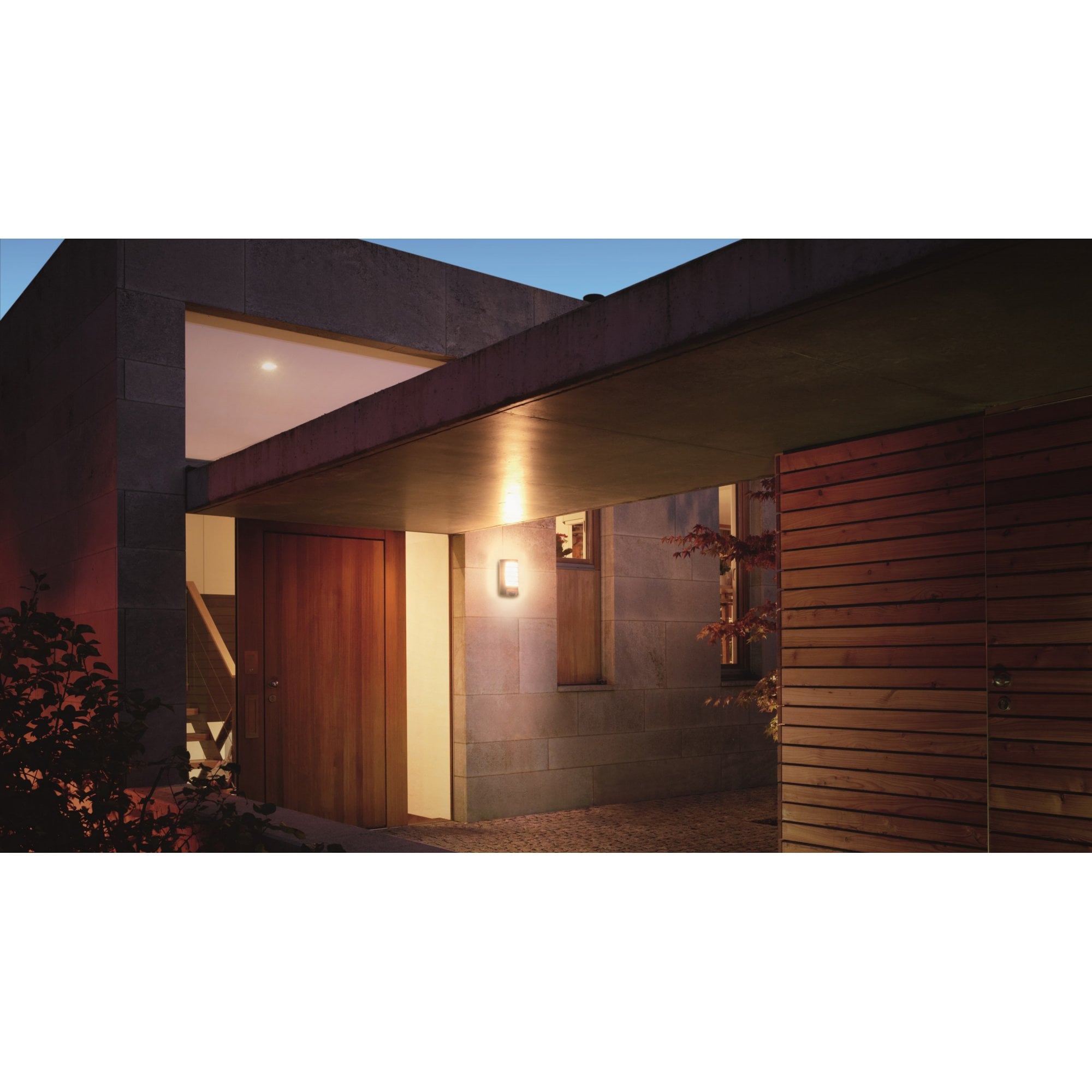 Steinel L 12 Wall light with PIR - Silver