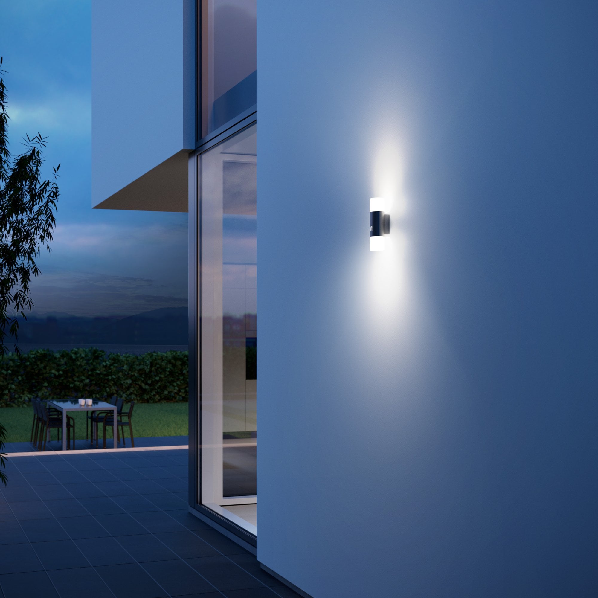 Steinel L 910 S Silver - Sensor-Switched LED Outdoor Light