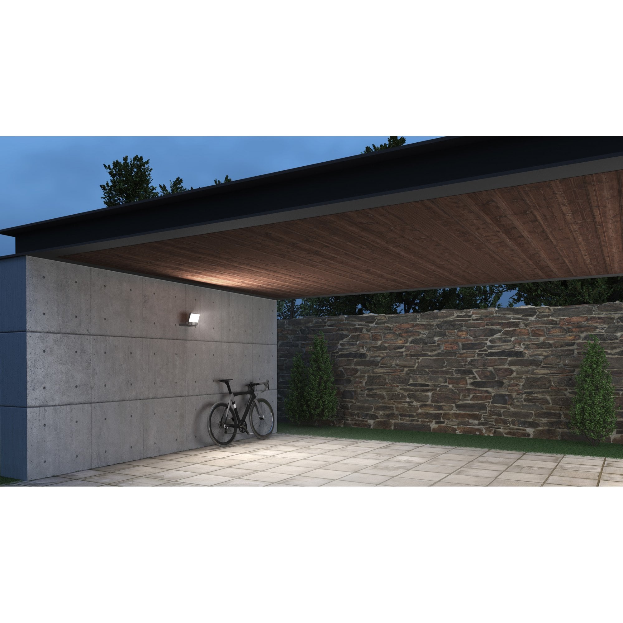 Steinel XLED ONE S Anthracite - Sensor-Switched LED Floodlight