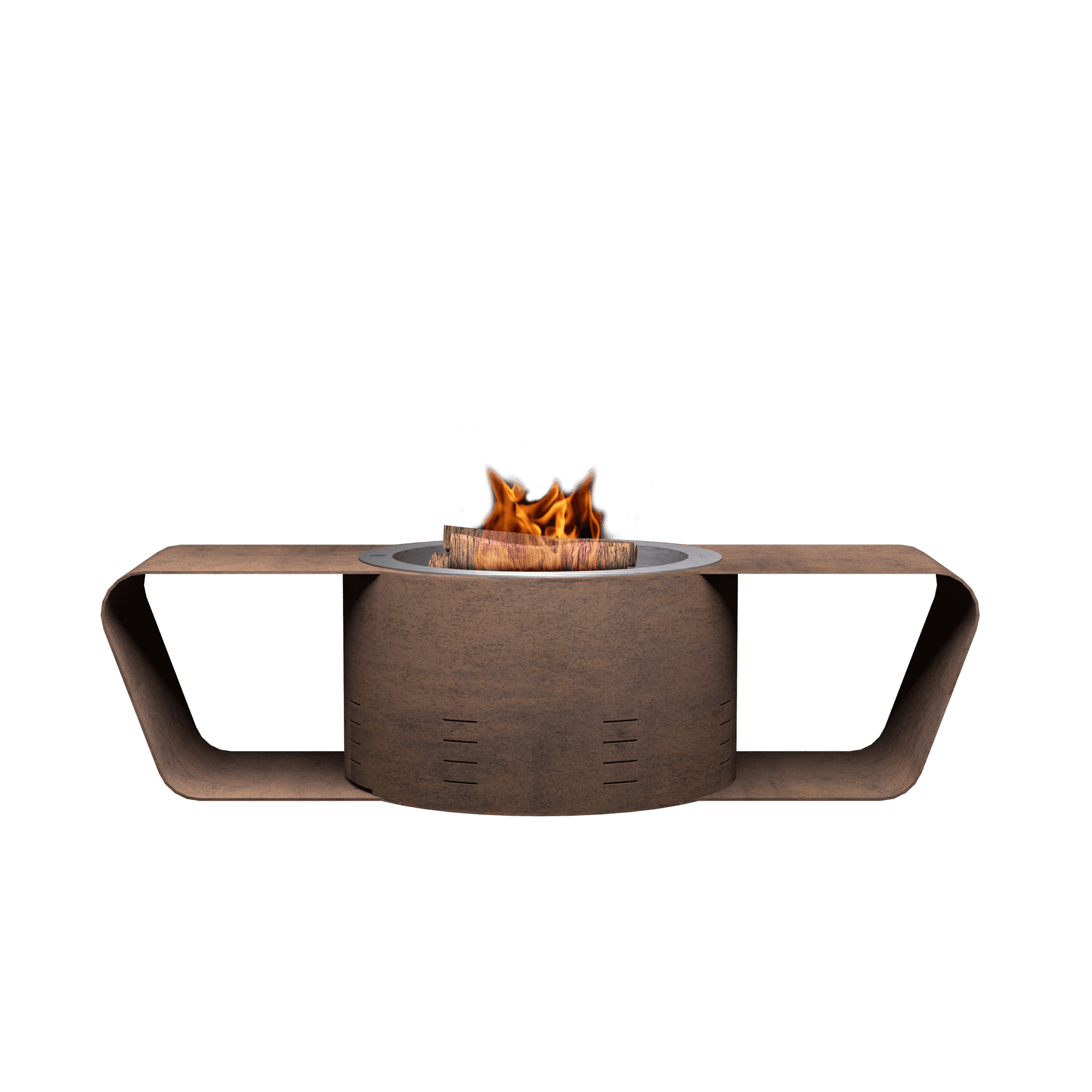 Glammfire Circus - Burner I Bioethanol - Rusted Corten Steel