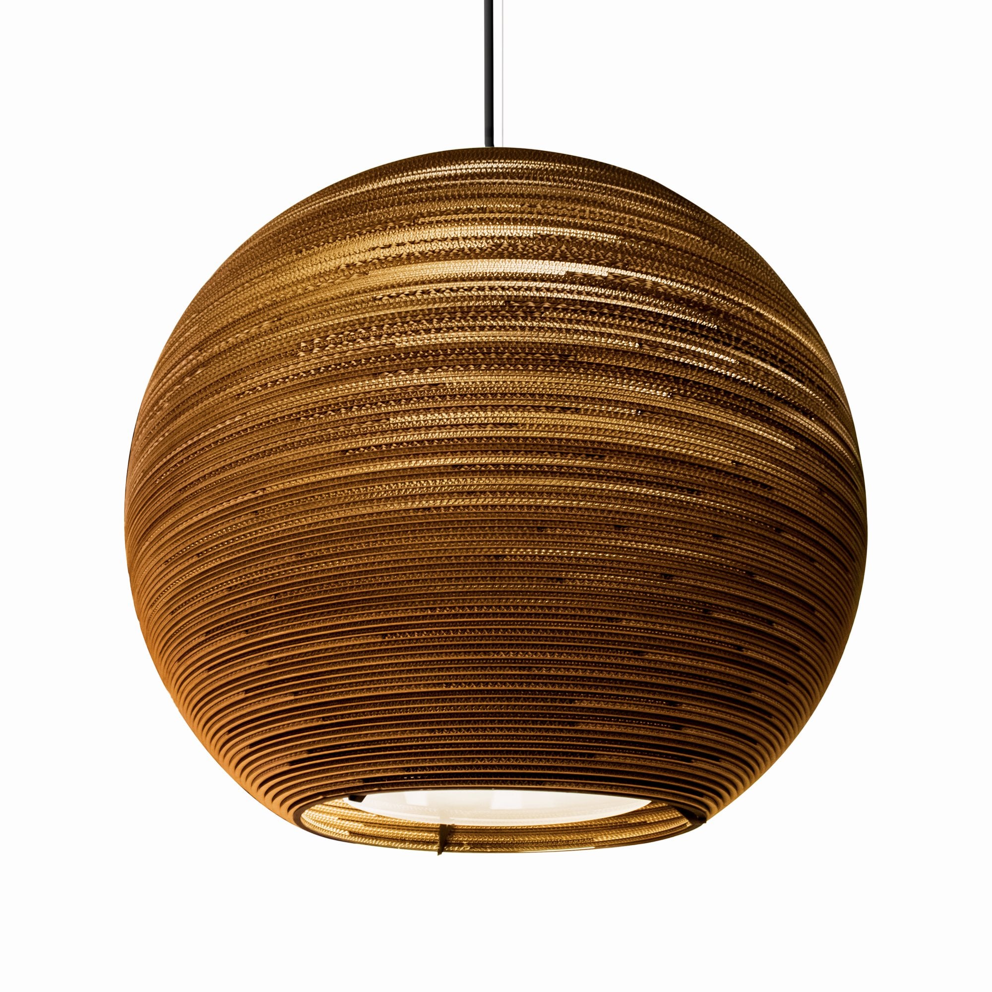 Graypants Scraplights Arcturus Pendant with Glass Diffuser - Natural - 163cm Diameter