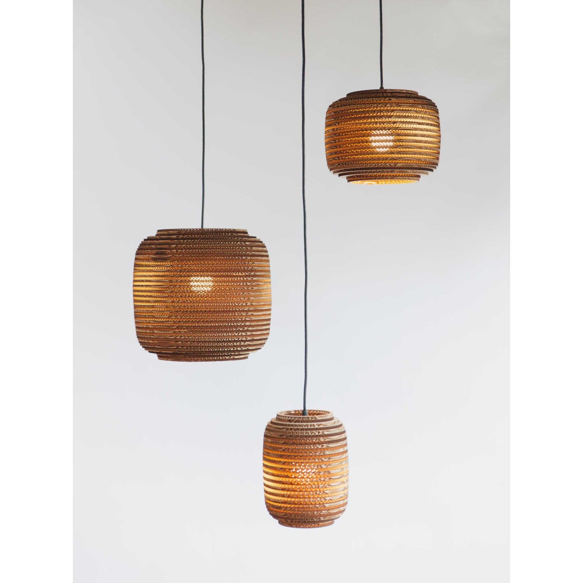 Graypants Scraplights Ausi 12 Pendant - Natural - 28cm Diameter