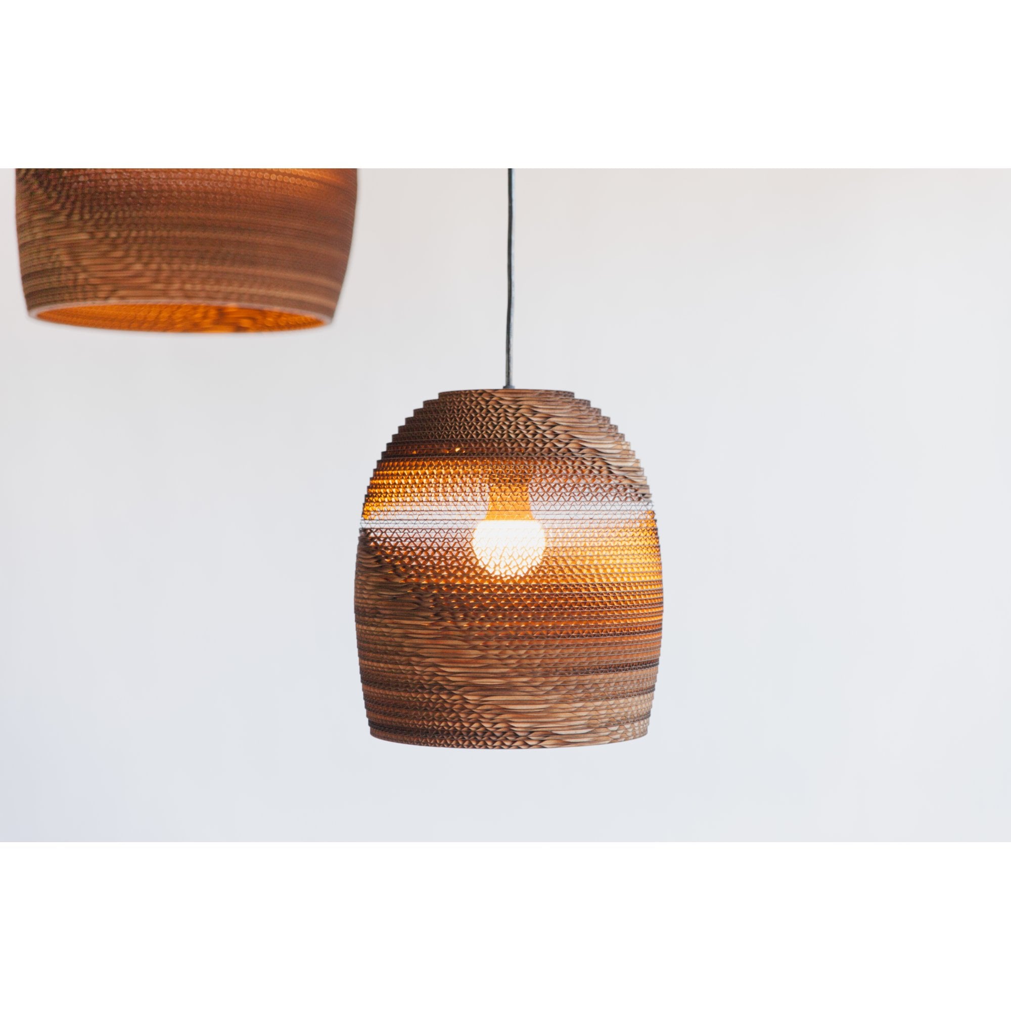 Graypants Scraplights Bell 10 Pendant - Natural - 27cm Diameter