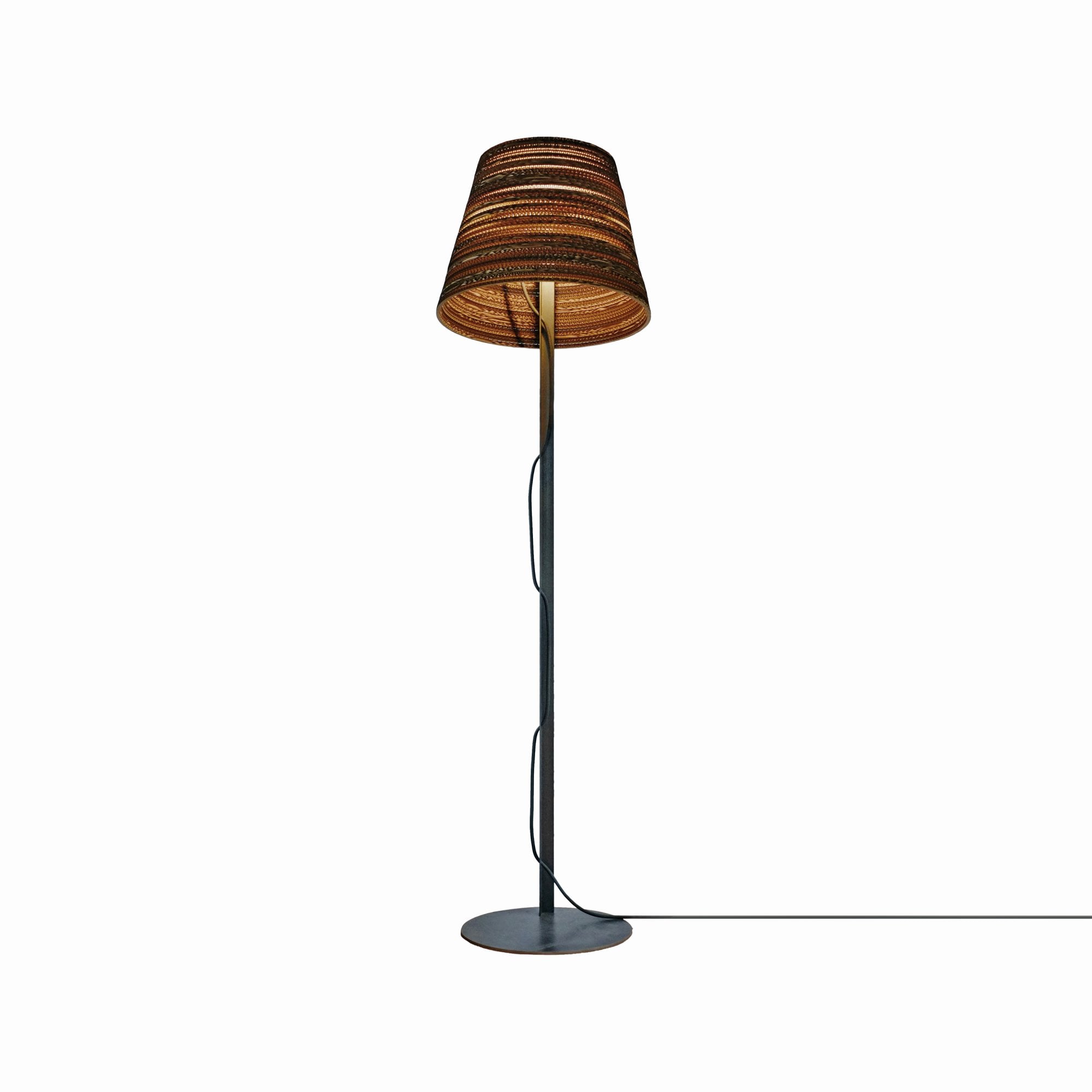 Graypants Scraplights Tilt Floor Lamp - Natural - 46cm Diameter