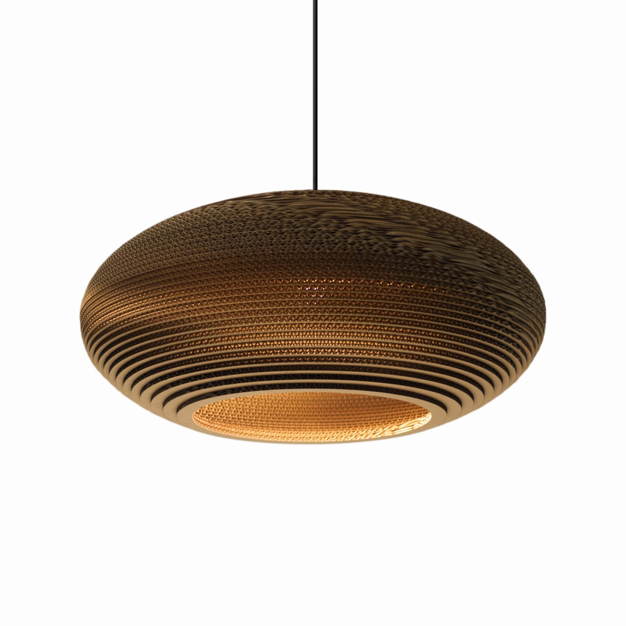 Graypants Scraplights Disc 24 Pendant - Natural - 61cm Diameter