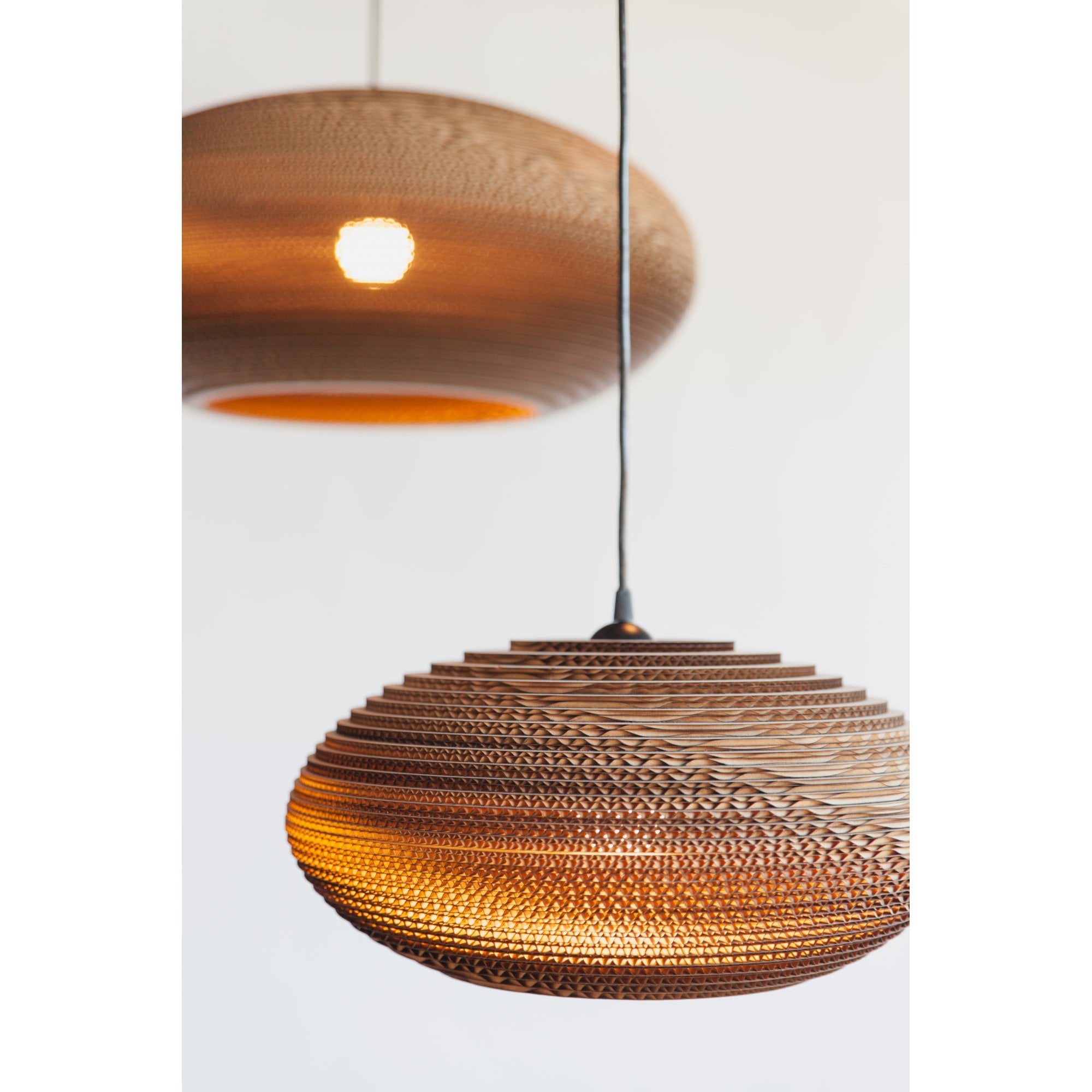 Graypants Scraplights Disc 24 Pendant - Natural - 61cm Diameter
