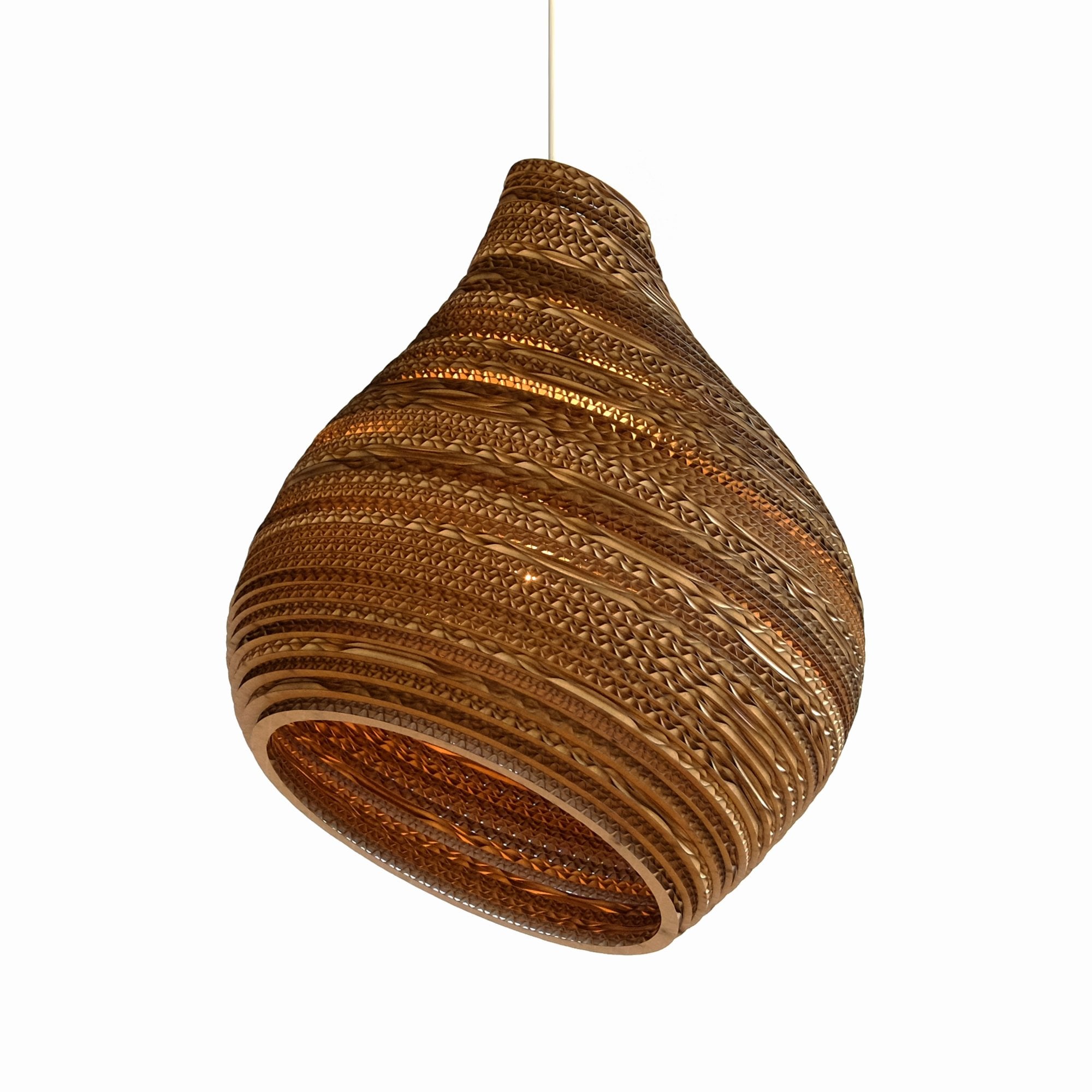 Graypants Scraplights Hive 9 Pendant - Natural - 23cm Diameter