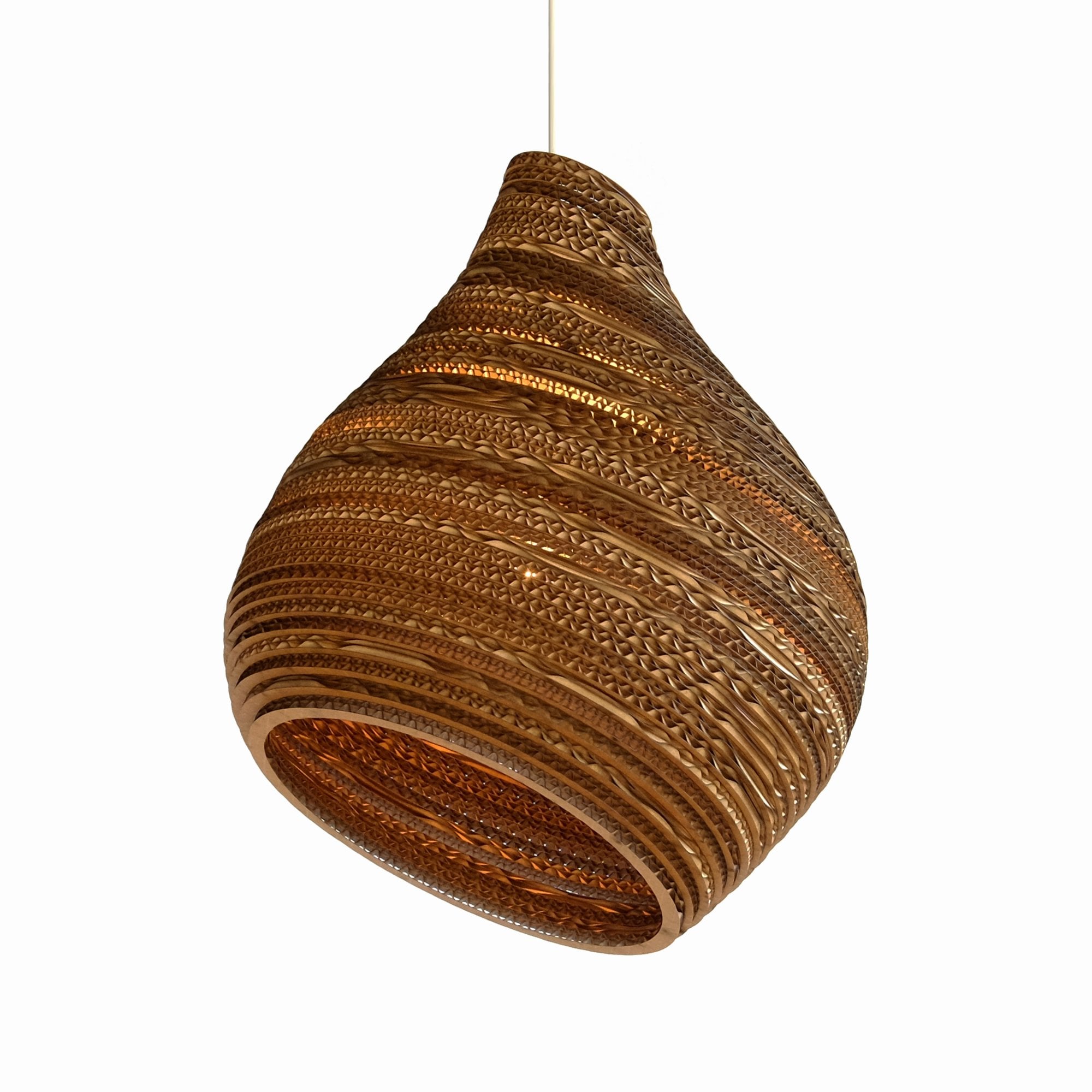 Graypants Scraplights Hive 12 Pendant - Natural - 30cm Diameter