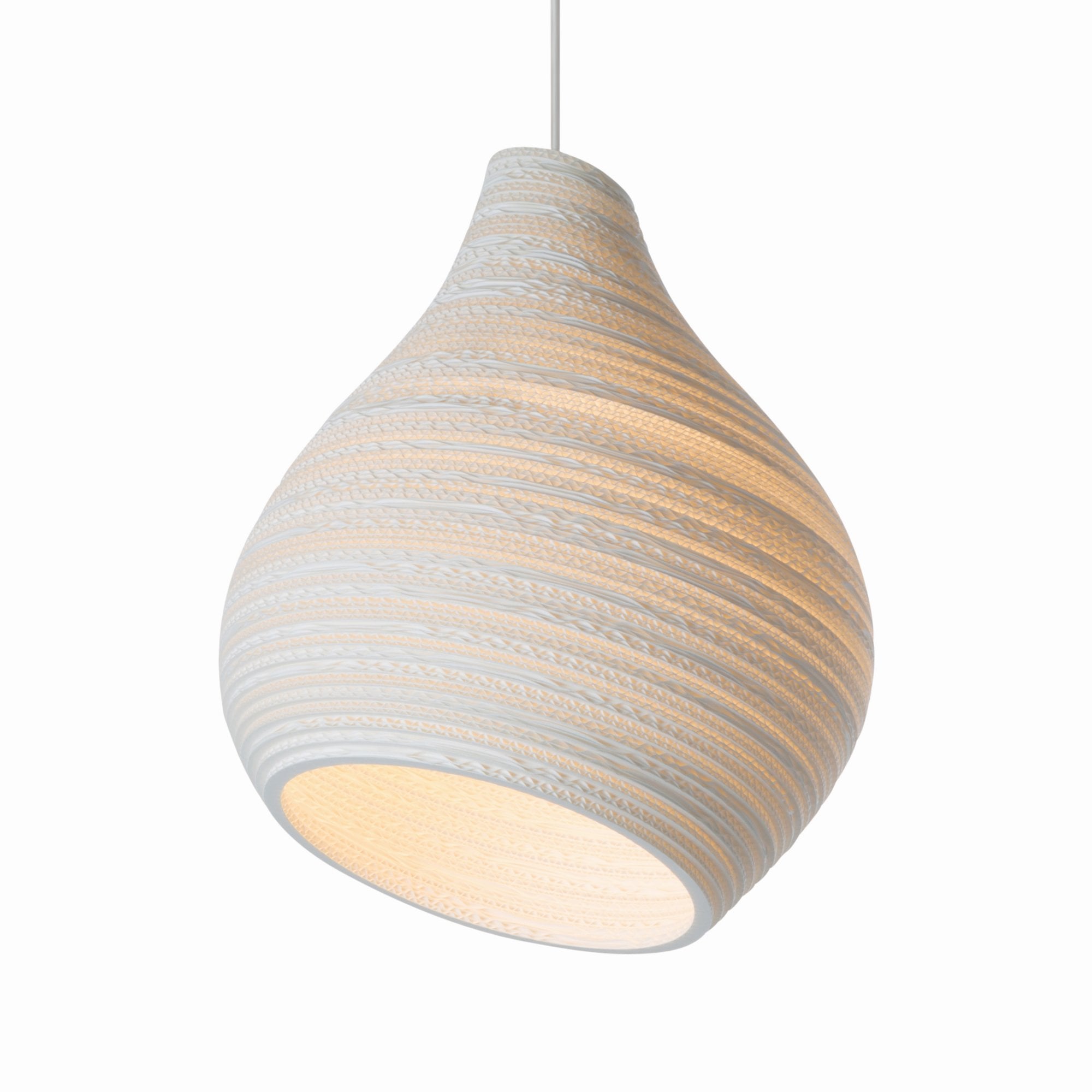 Graypants Scraplights Hive 15 Pendant - White - 38cm Diameter
