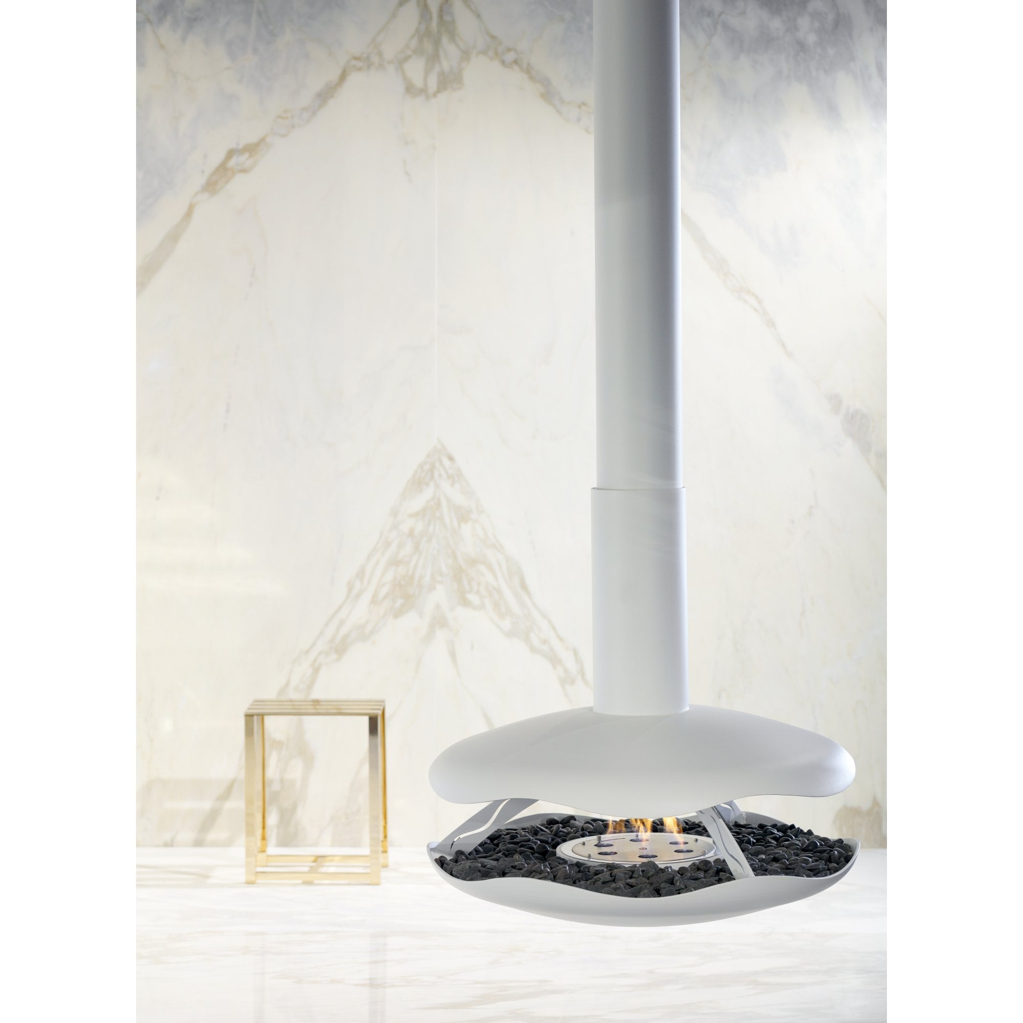 Glammfire Perola - Bioethanol Premium Fire - White