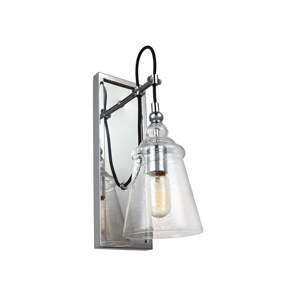 Quintiesse Loras Single Wall Light - Chrome