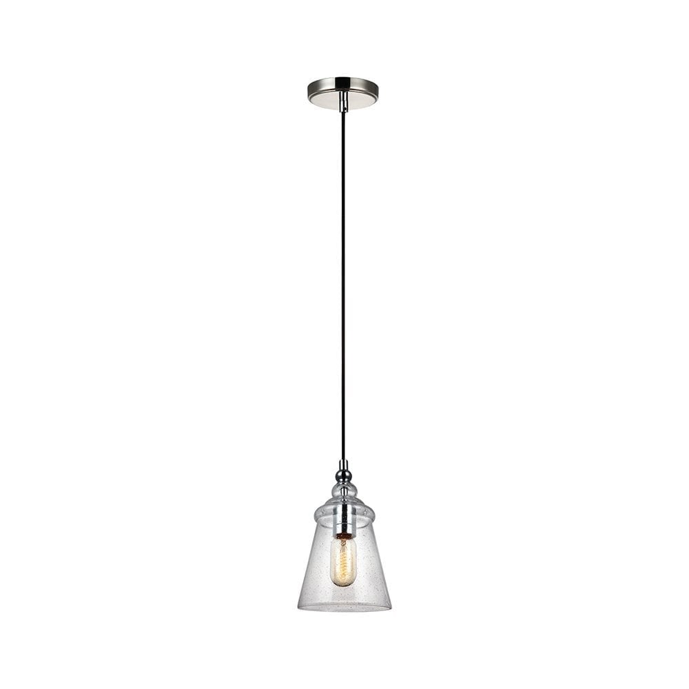 Quintiesse Loras Single Mini Pendant - Chrome