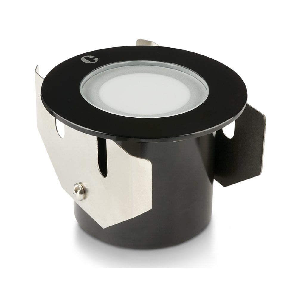 Collingwood GL016 LED Frosted Ground Light - Black - Low Voltage