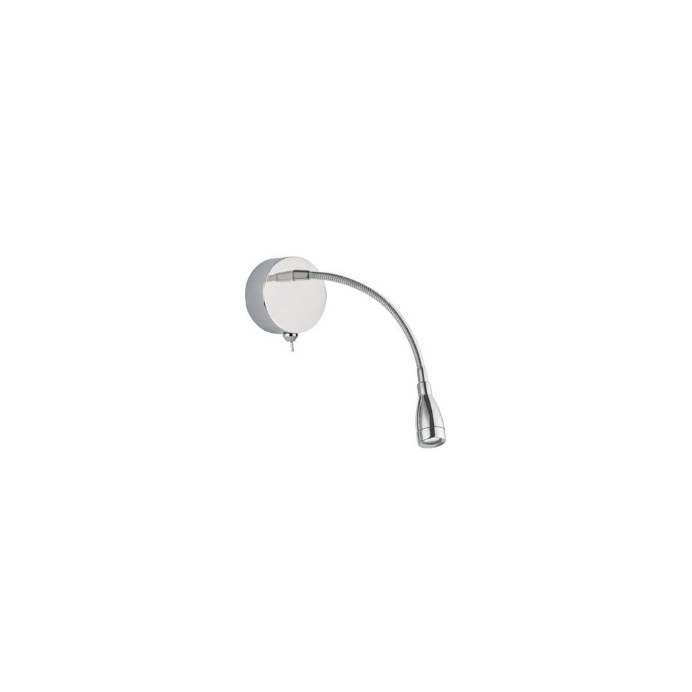 Searchlight Fenton LED Adjustable Wall Light - Chrome
