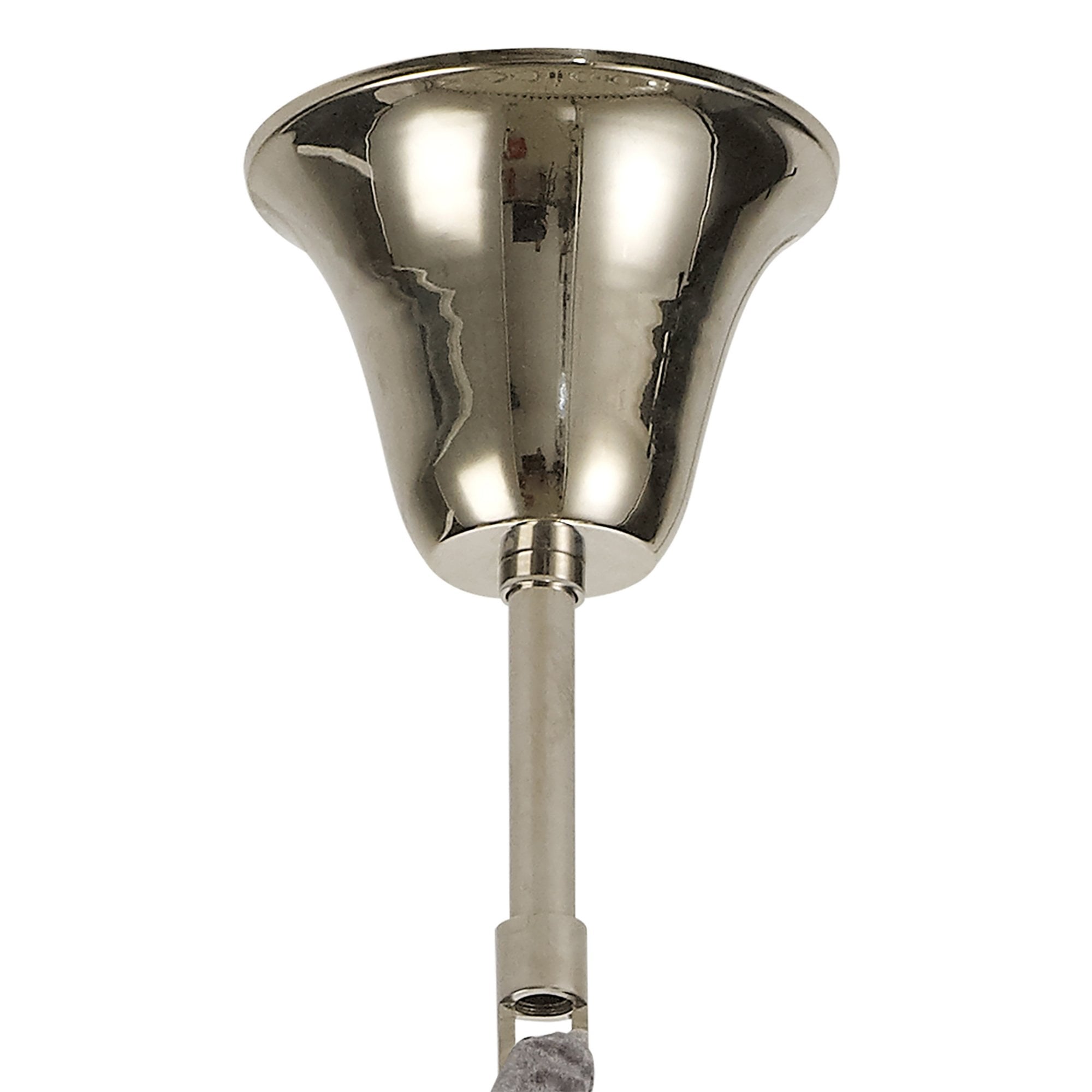 Fabula Cedar 8 Light Pendant - Polished Nickel & Clear Sculpted Glass