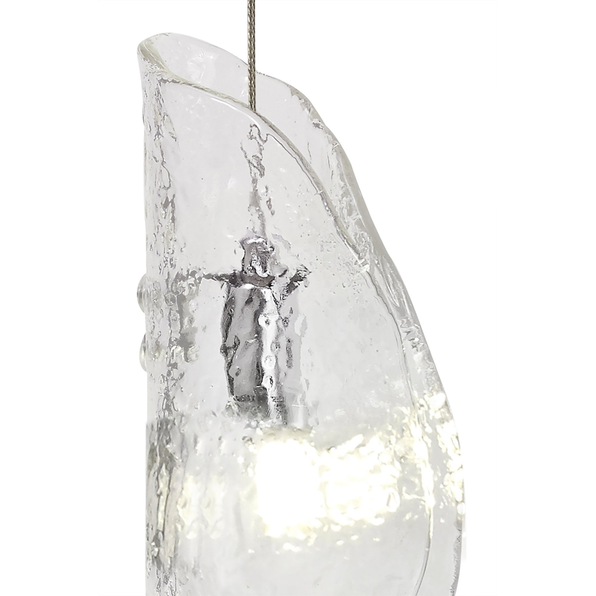Fabula Chandos Wall Light - Polished Chrome & Clear Glass