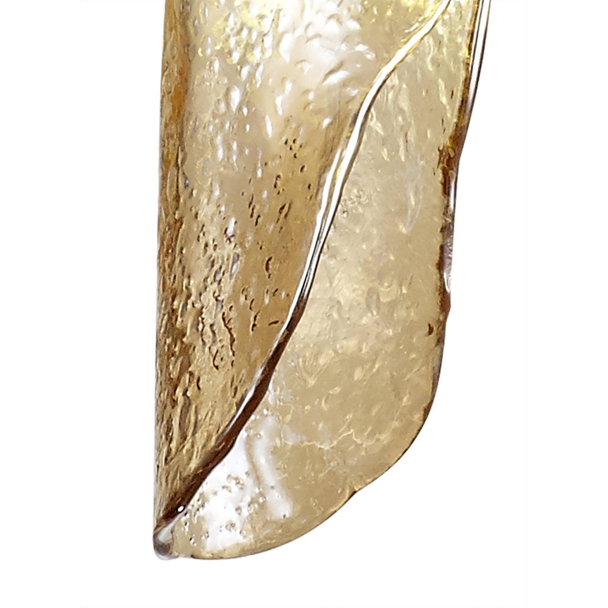 Fabula Chandos Single Pendant - Polished Chrome & Amber Glass