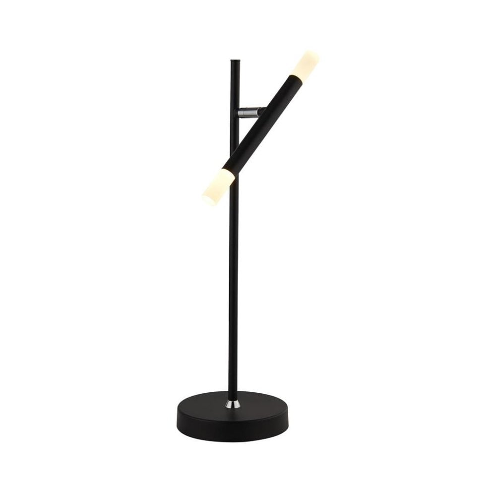Searchlight Wapping LED Table Lamp - Black & Acrylic