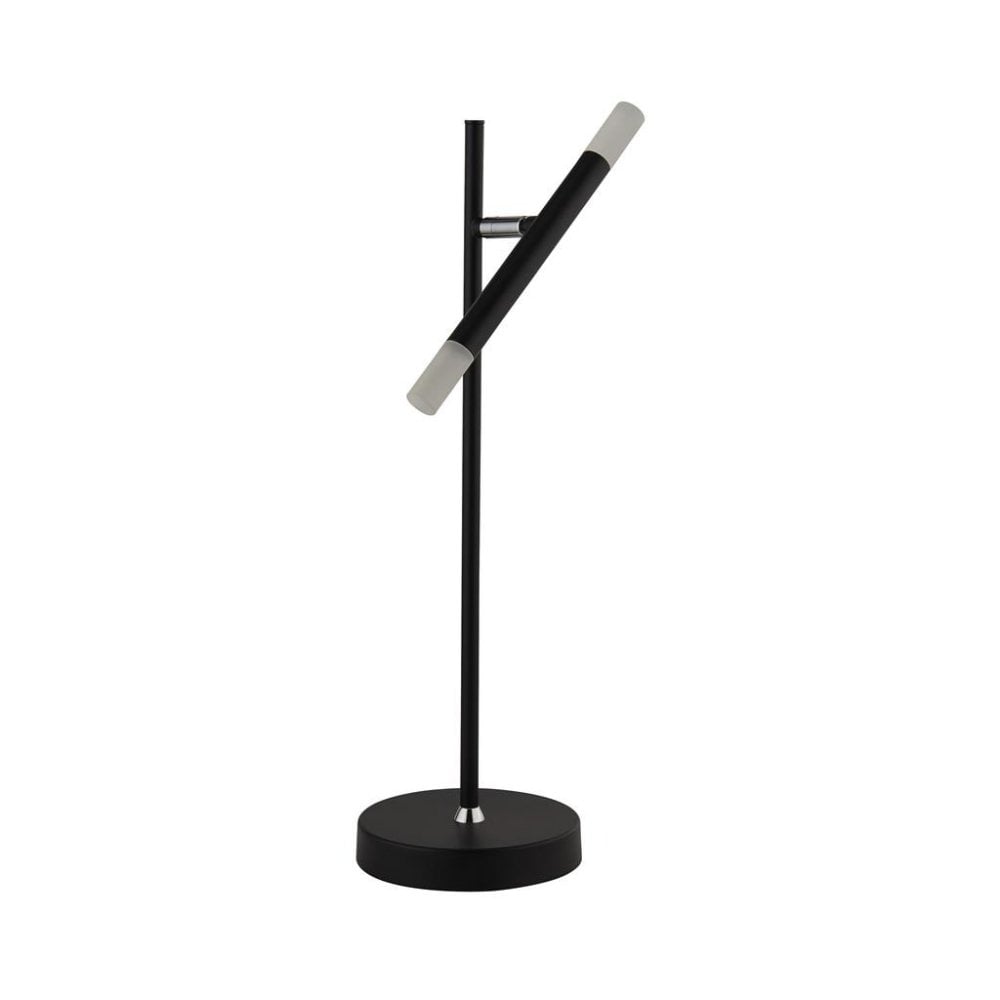 Searchlight Wapping LED Table Lamp - Black & Acrylic