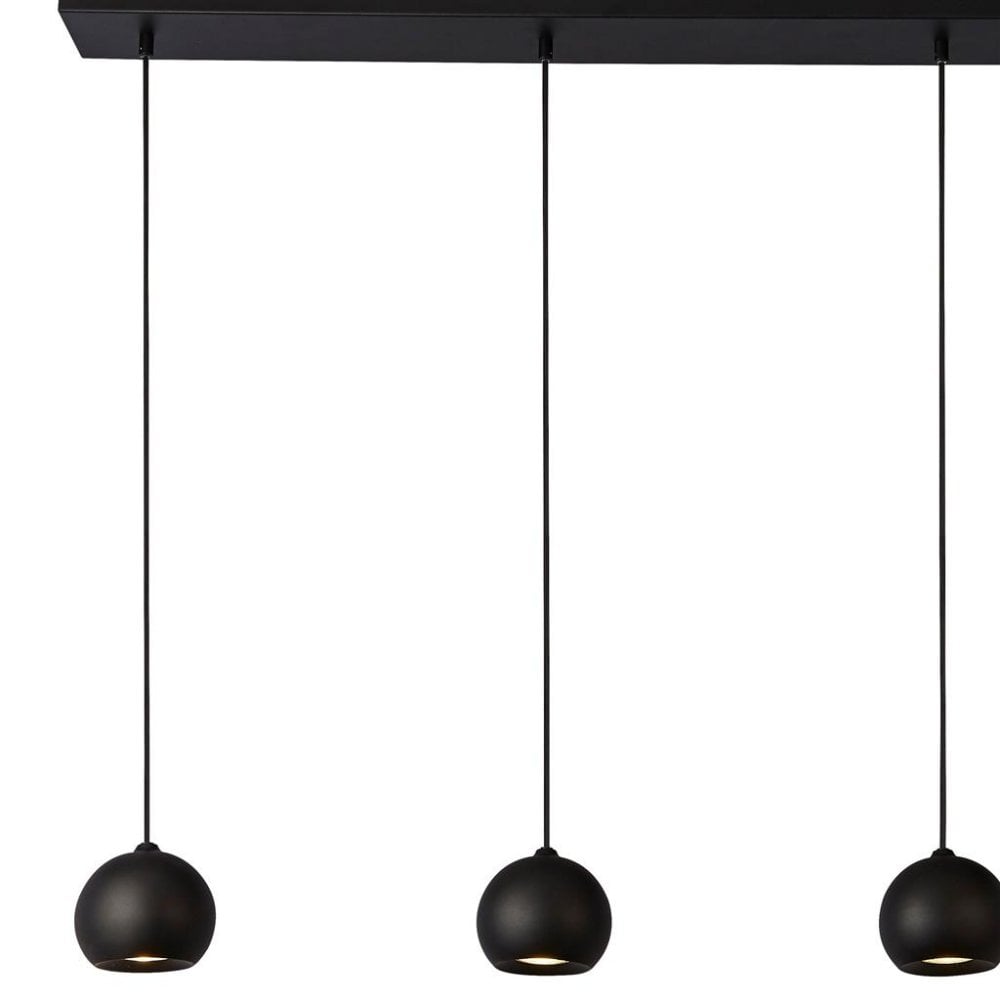 Searchlight Eccles 5 Light Bar Ceiling Pendant - Black