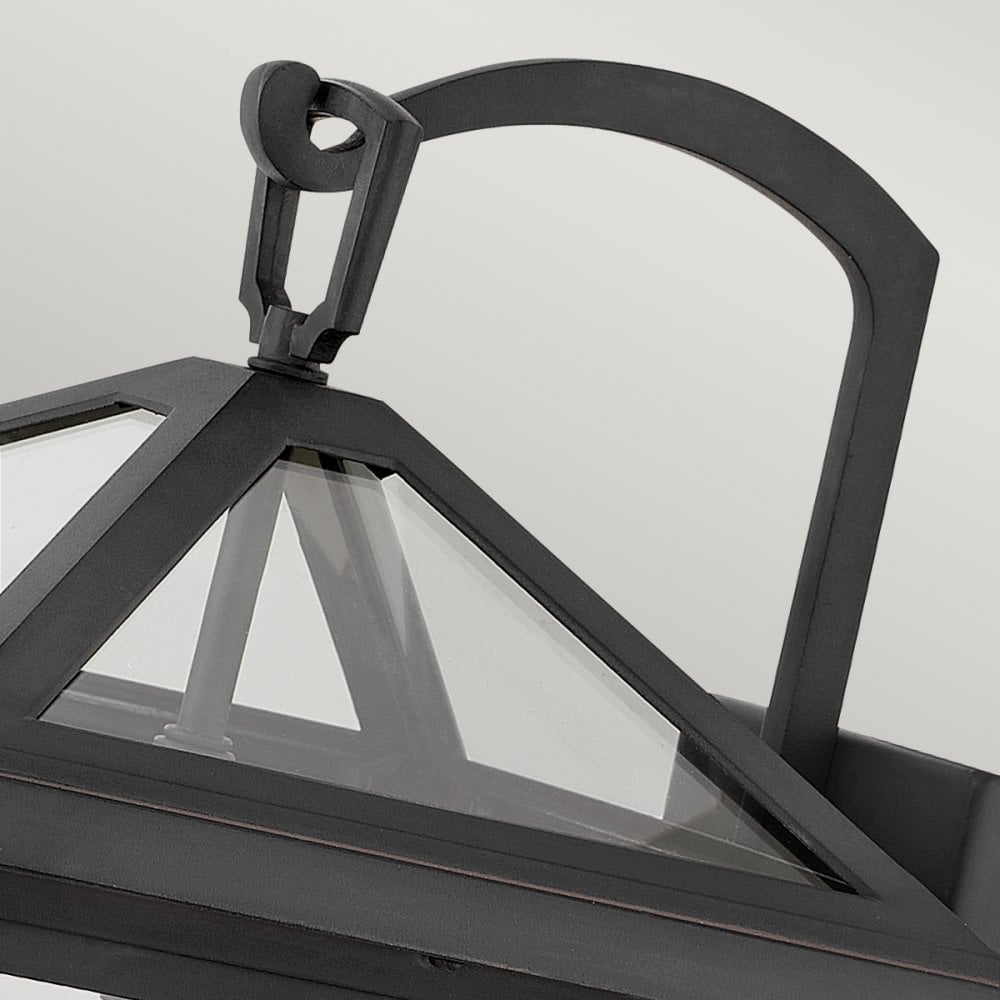 Quintiesse Alford Place 2 Light Medium Wall Lantern - Museum Black