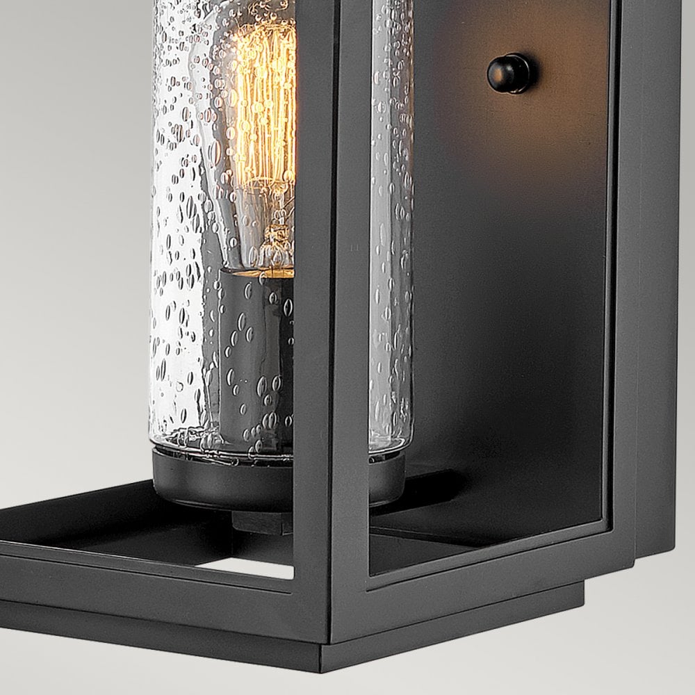 Quintiesse Atwater Single Medium Wall Lantern - Black