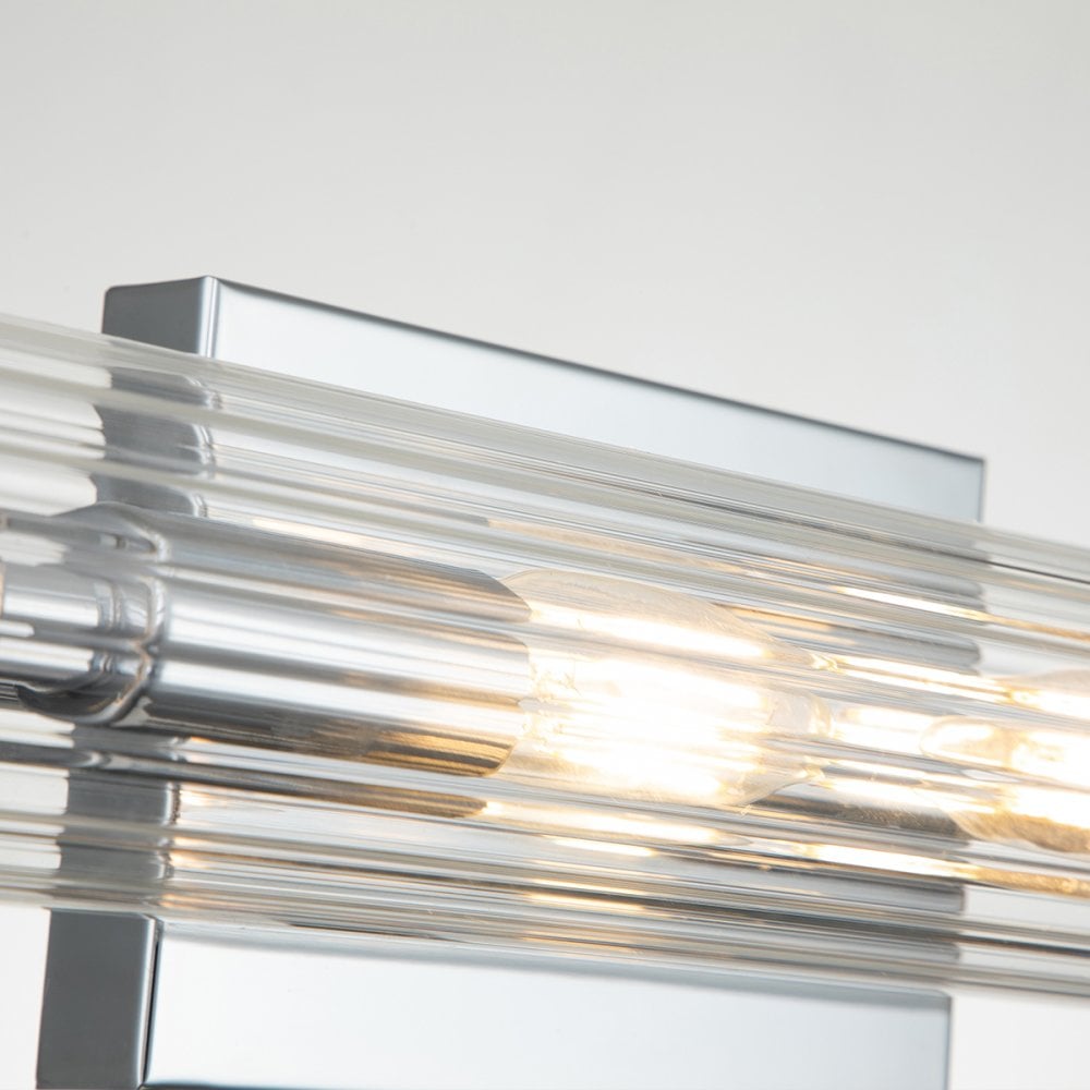 Quintiesse Azores 4 Light Bathroom Wall Light - Chrome