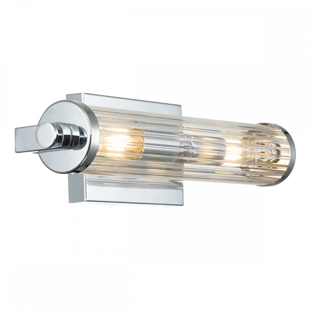 Quintiesse Azores 2 Light Bathroom Wall Light - Chrome