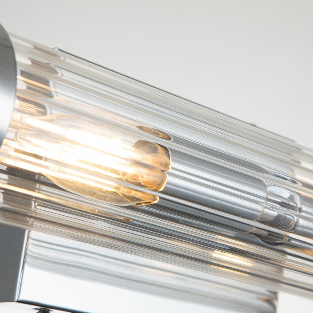 Quintiesse Azores 2 Light Bathroom Wall Light - Chrome