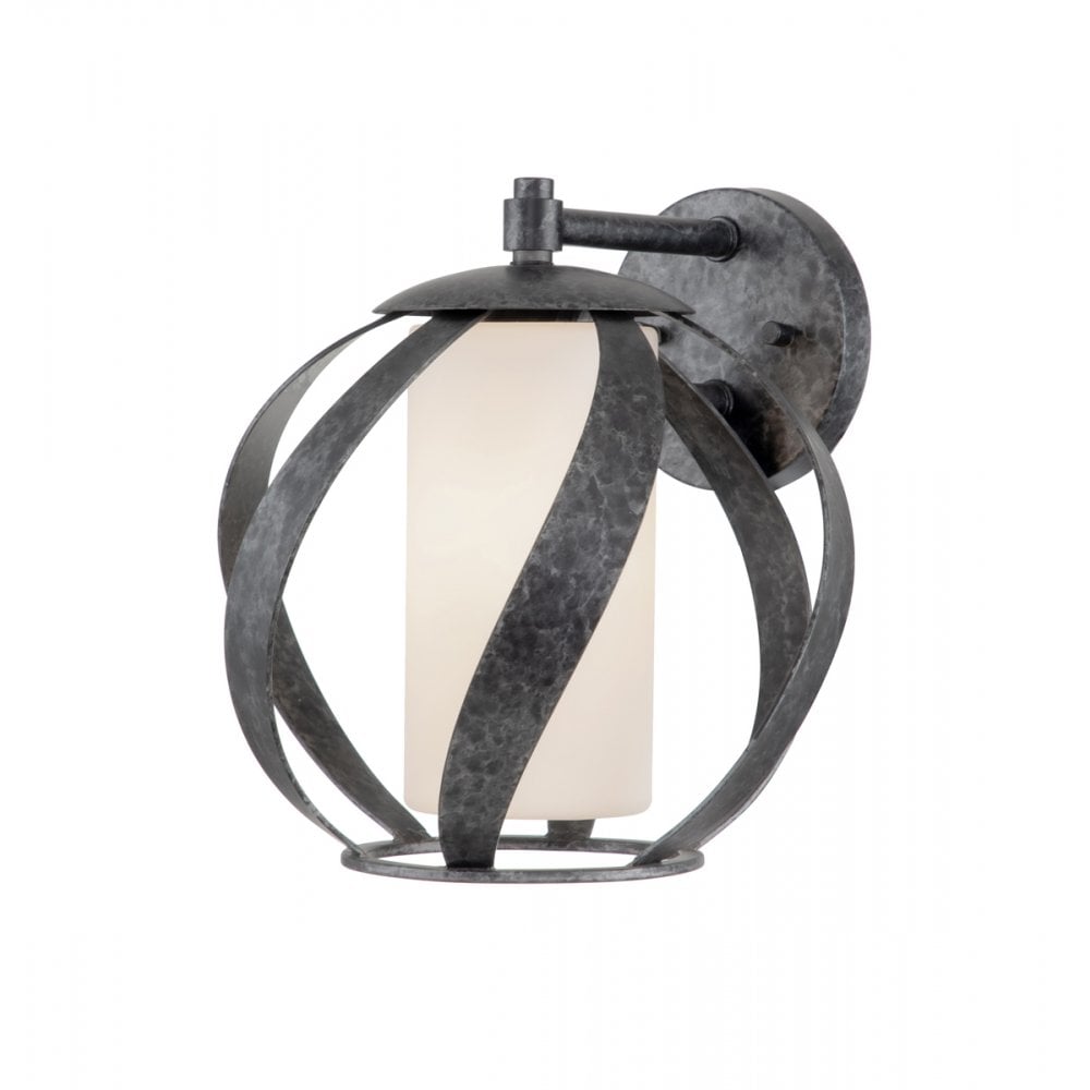 Quintiesse Blacksmith Single Wall Light - Old Black
