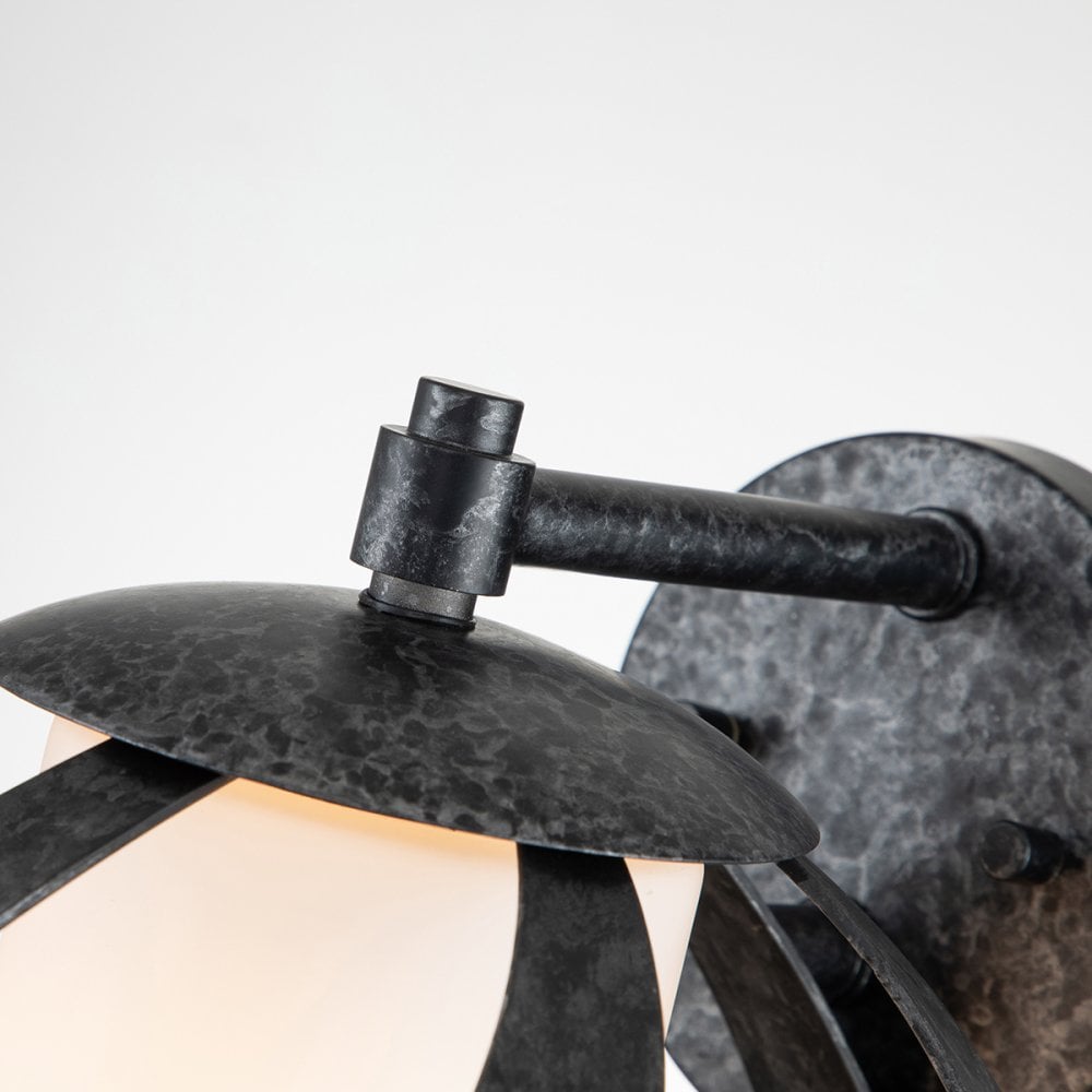 Quintiesse Blacksmith Single Wall Light - Old Black