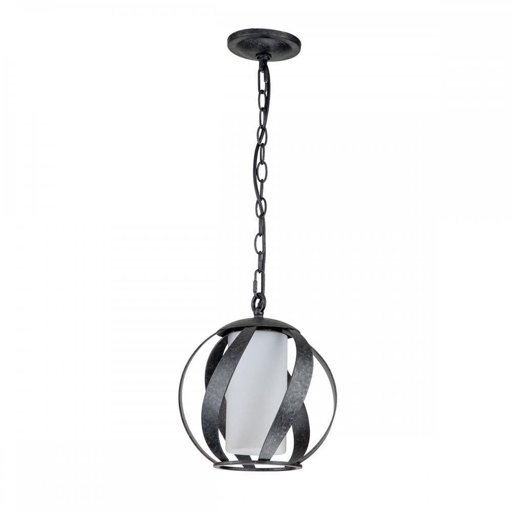 Quintiesse Blacksmith Single Outdoor Pendant - Old Black