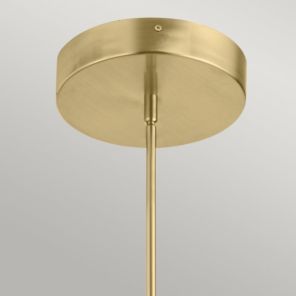 Quintiesse Calters Large LED Foyer Pendant - Champagne Gold