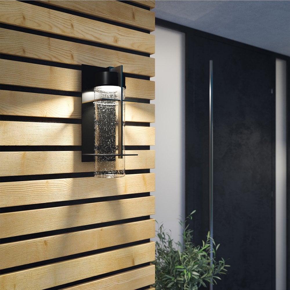 Quintiesse Eames Large LED Wall Lantern - Earth Black