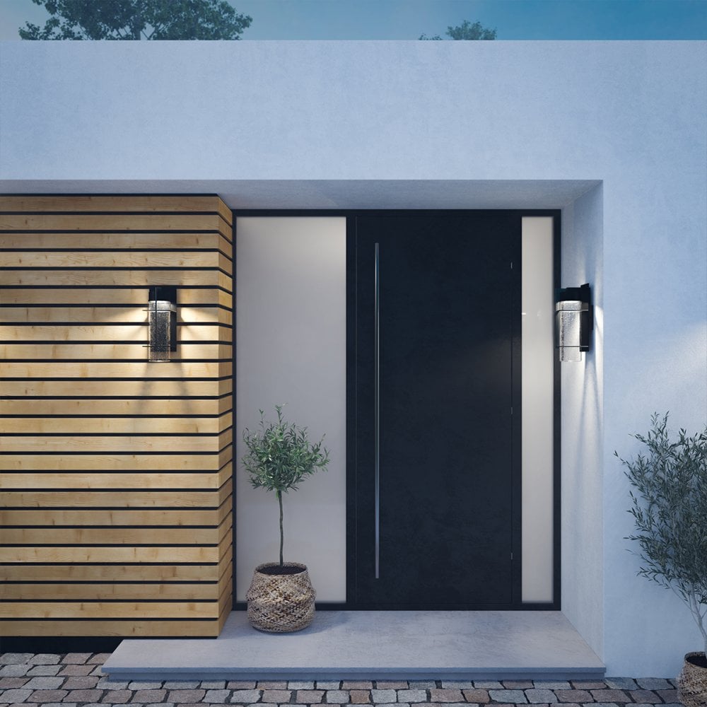 Quintiesse Eames Large LED Wall Lantern - Earth Black