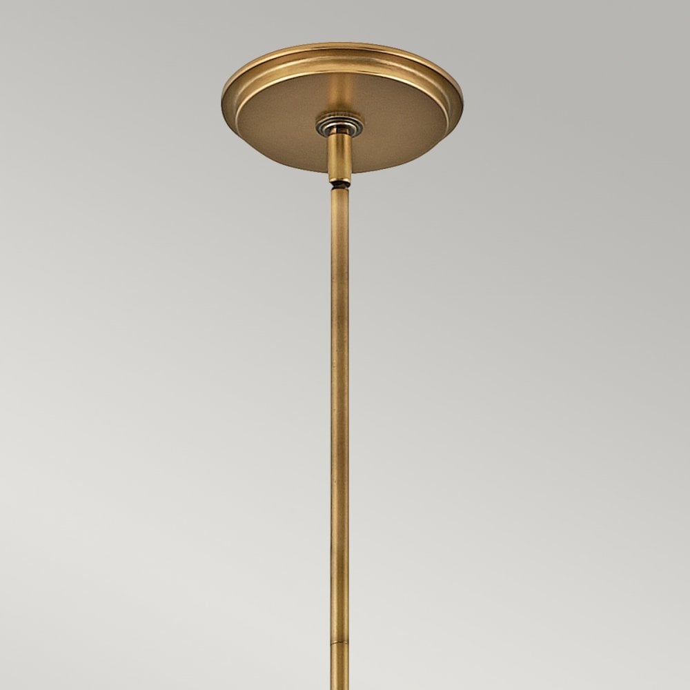 Quintiesse Echelon 4 Light Pendant - Heritage Brass