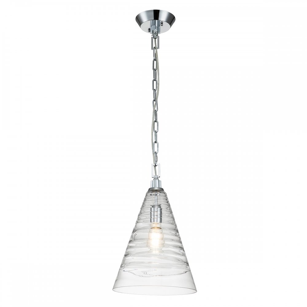 Quintiesse Elmore Single Pendant - Polished Chrome