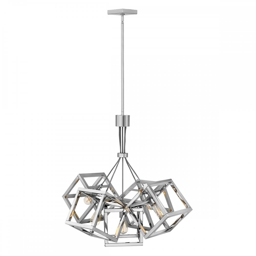 Quintiesse Ensemble 5 Light Pendant - Polished Nickel