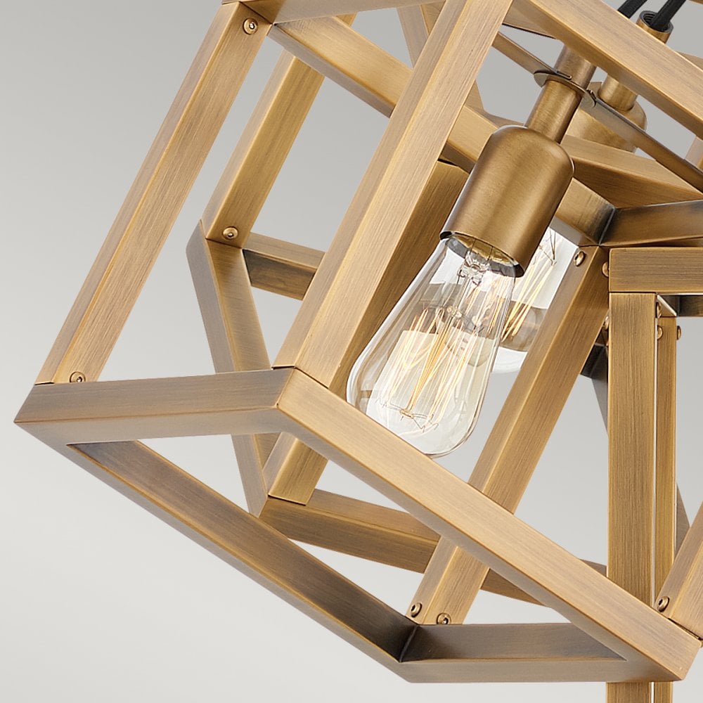 Quintiesse Ensemble 5 Light Pendant - Brushed Bronze