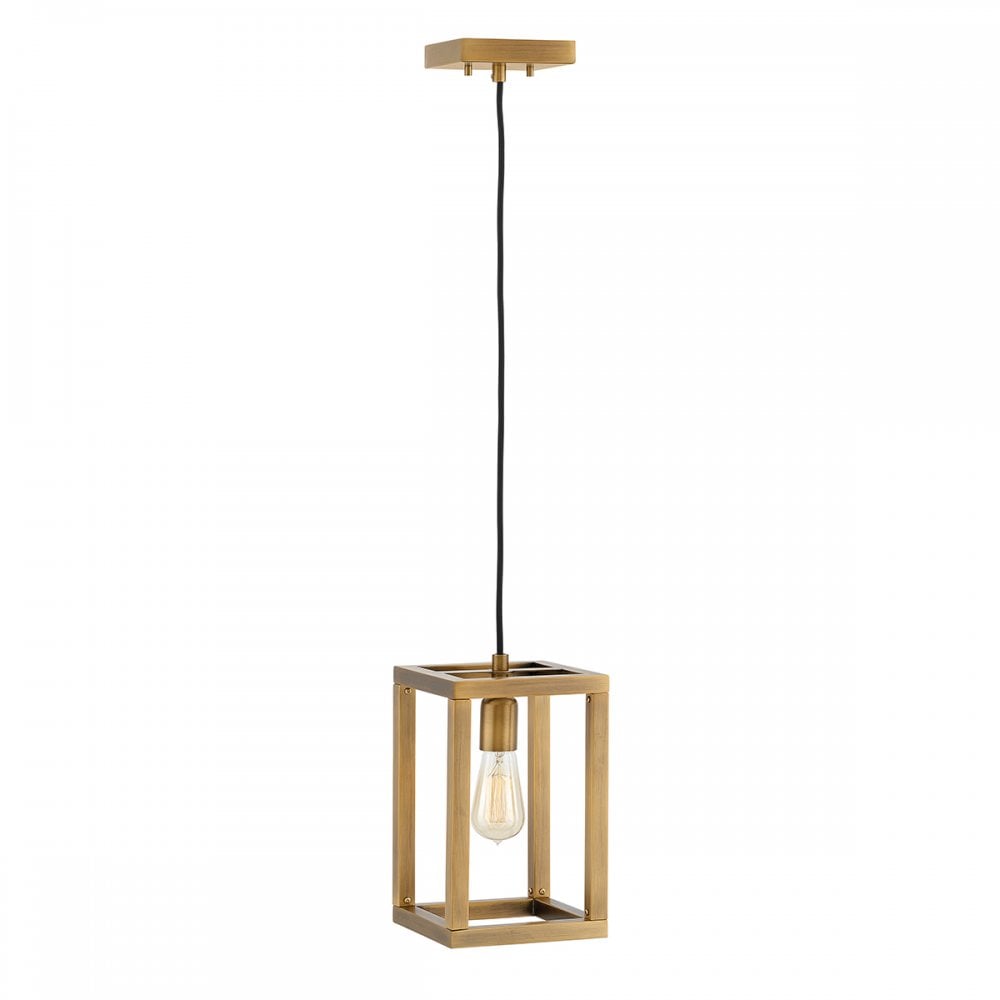 Quintiesse Ensemble Single Pendant / Wall Light - Brushed Bronze