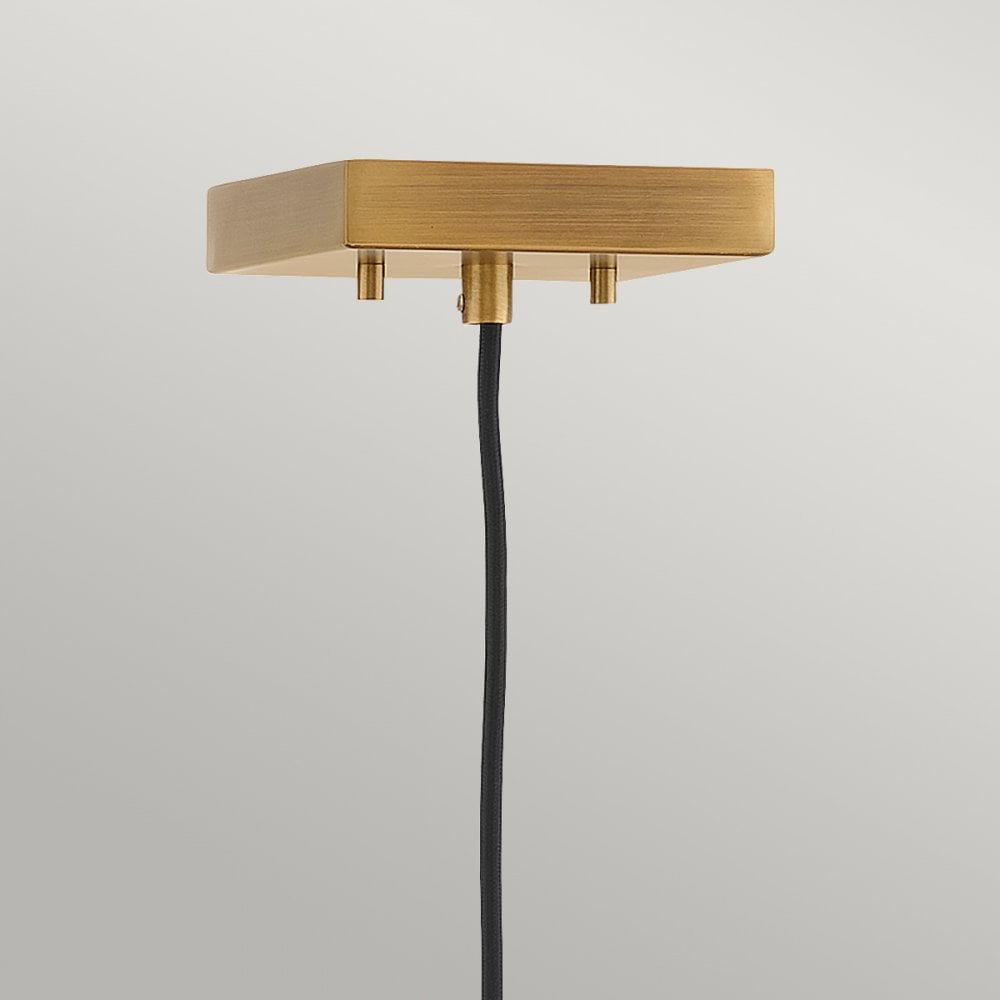 Quintiesse Ensemble Single Pendant / Wall Light - Brushed Bronze