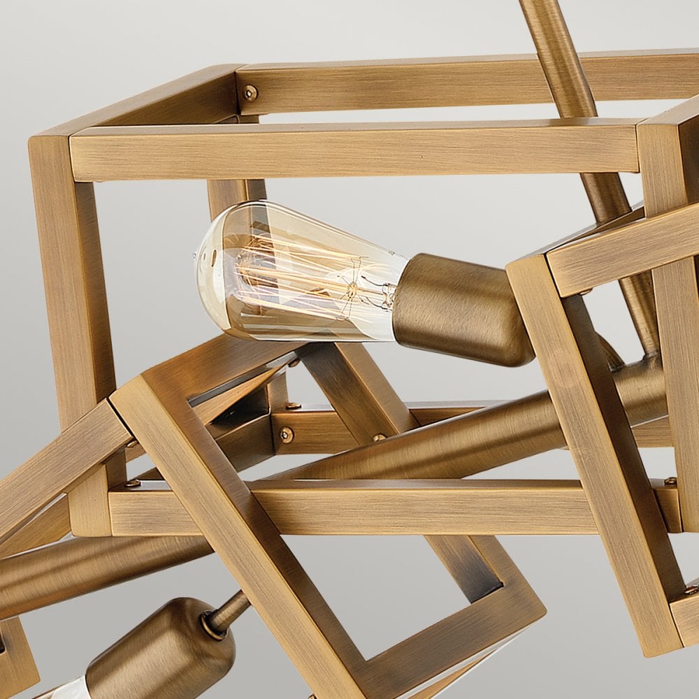 Quintiesse Ensemble 6 Light Pendant - Brushed Bronze