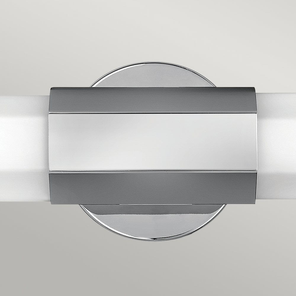 Quintiesse Facet Dual LED Bathroom Wall Light - Polished Chrome