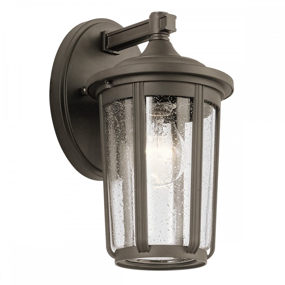 Quintiesse Fairfield Single Medium Wall Lantern - Olde Bronze
