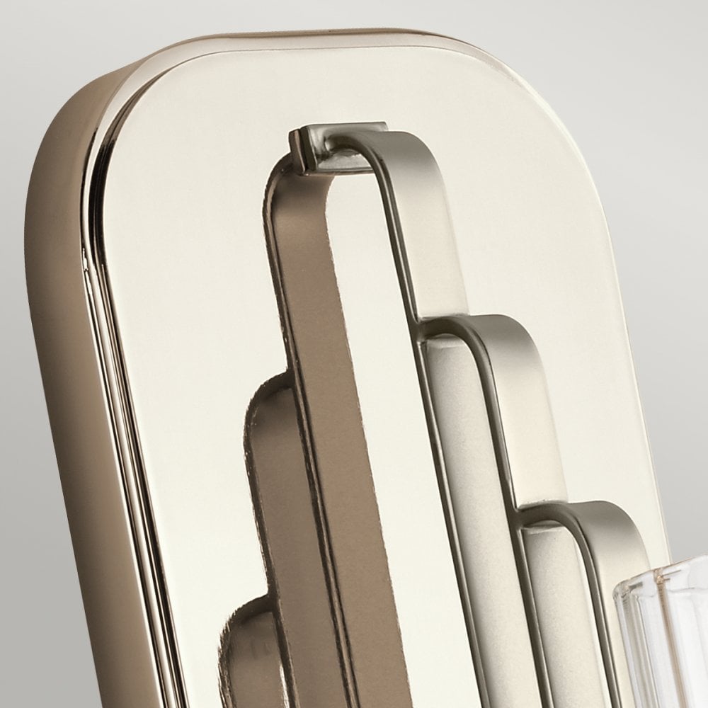 Quintiesse Kimrose Single Wall Light - Polished Nickel