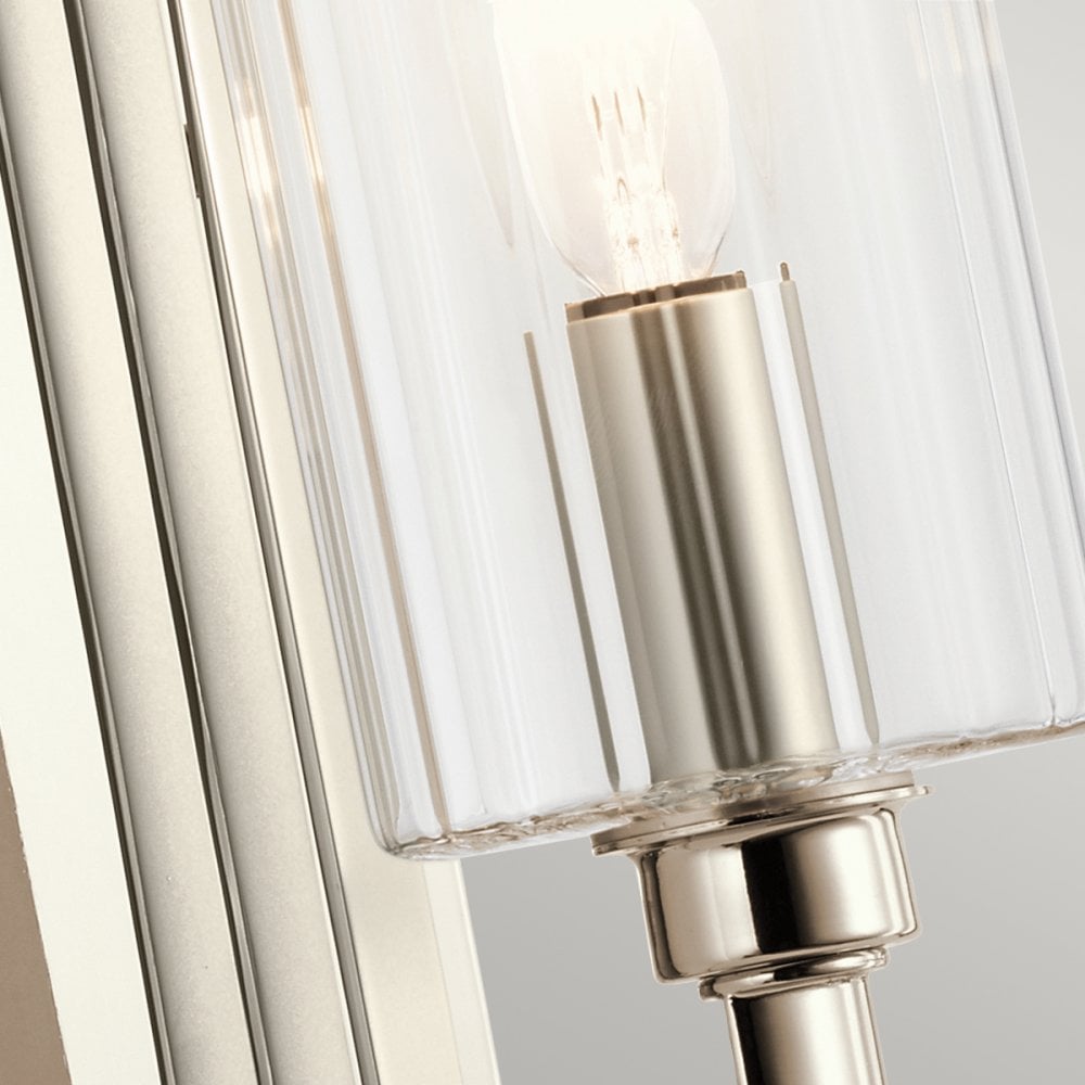 Quintiesse Kimrose Single Wall Light - Polished Nickel