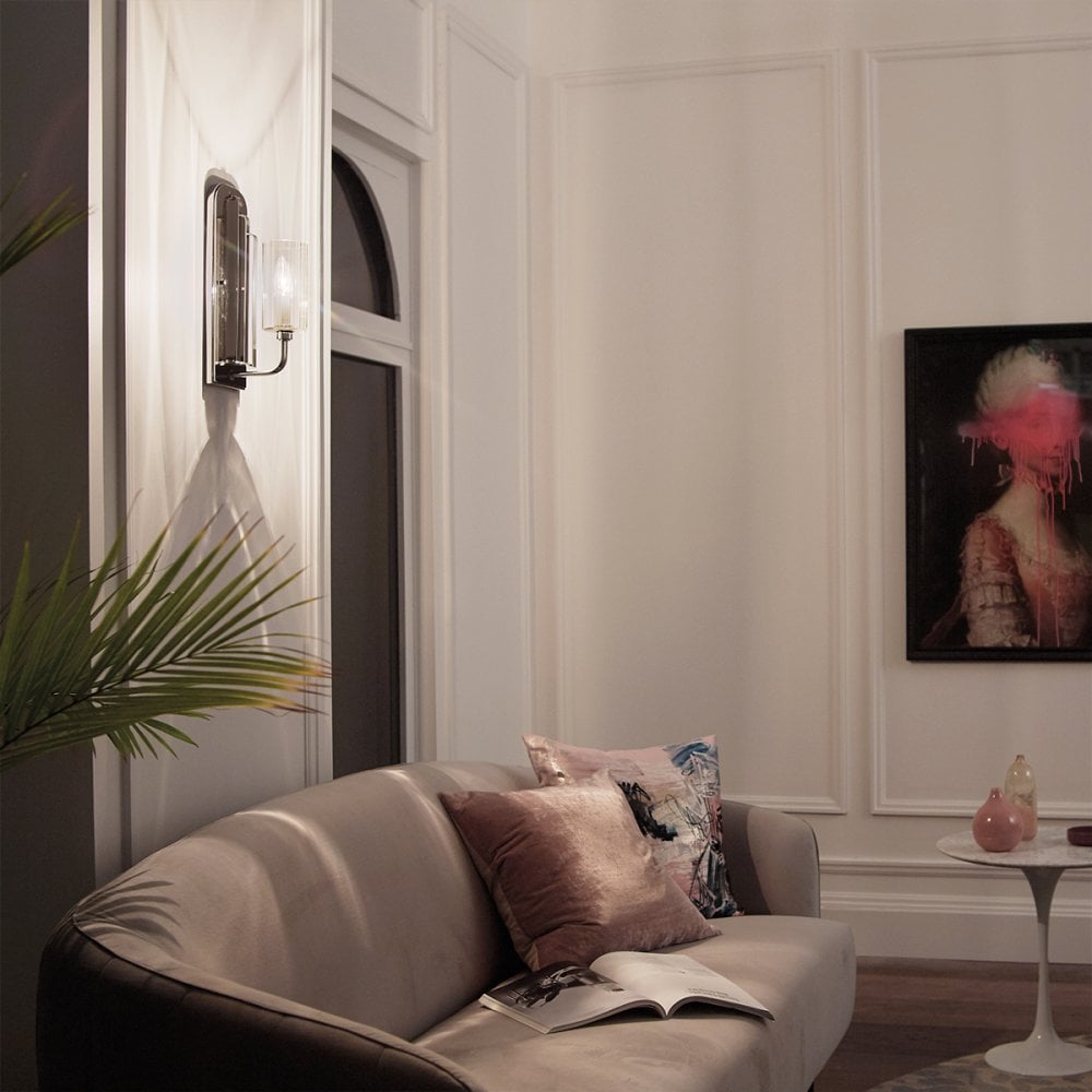 Quintiesse Kimrose Single Wall Light - Polished Nickel