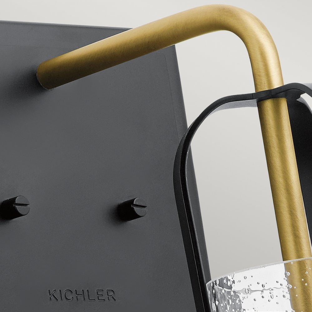 Quintiesse Kitner Single Wall Light - Brass